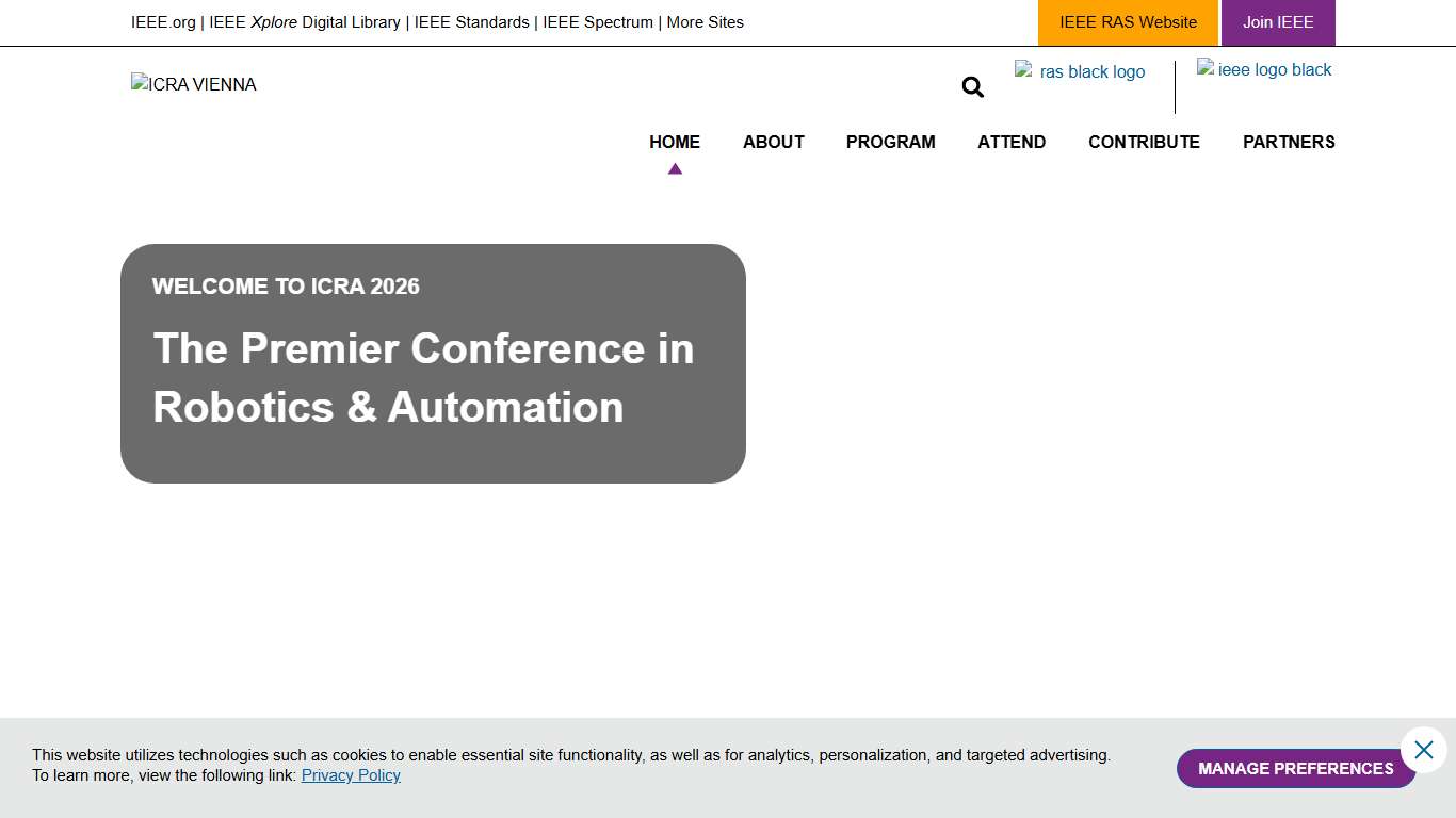 2026 IEEE International Conference on Robotics and Automation (ICRA)